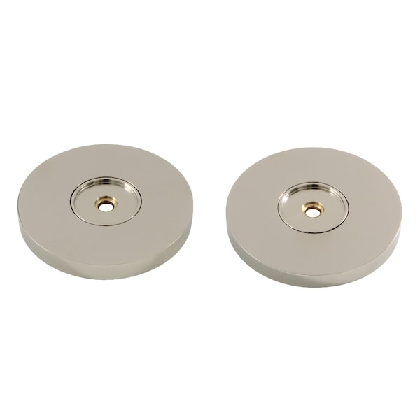 Kingston Brass GLDRF814126 1-1/4-Inch Grab Bar Flange (1 Pair), Polished Nickel GLDRF814126 - main